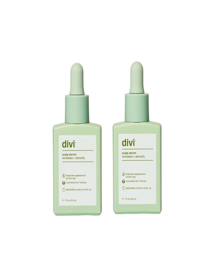 Divi Scalp Serum for Thinning Hair, 30ml – Clinically Tested, Nourishing Formula with Amino Acids, Caffeine & Rosemary Oil – Promotes Healthy Scalp, Reduces Oil & Product Buildup, Pack of 2 - Image 1